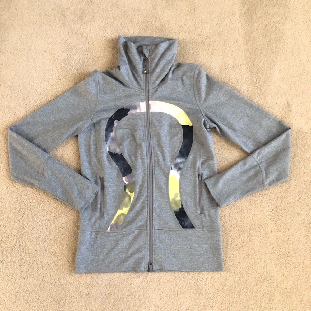 Lululemon In Stride Jacket Gray size 6